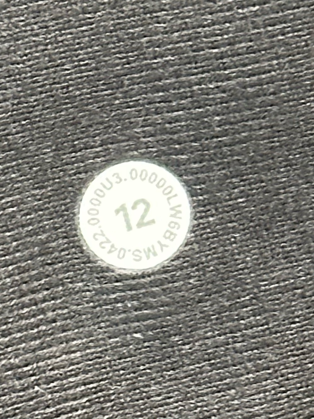 Lululemon Ready To Rulu High Rise Cropped Jogger Heathered Grey Black Size 12 - Picture 4 of 9